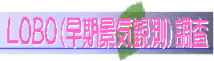 商工会議所LOBO（早期景気観測）調査
